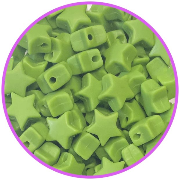 звезда мини зеленая