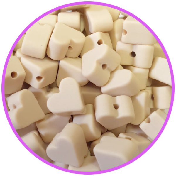 Сердечко мини Телесный