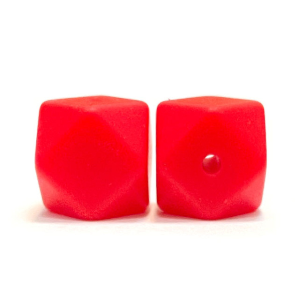 Мини многогранник ярко красный